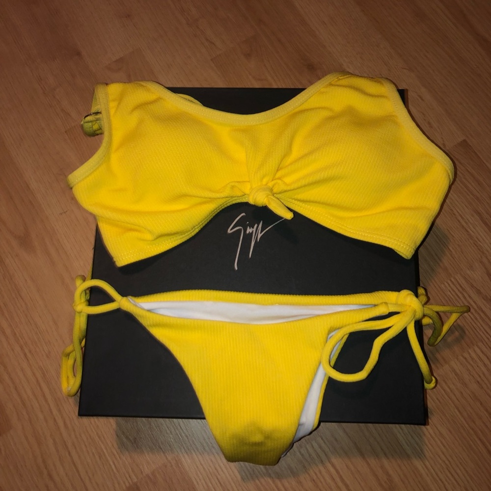 Yellow bikini
